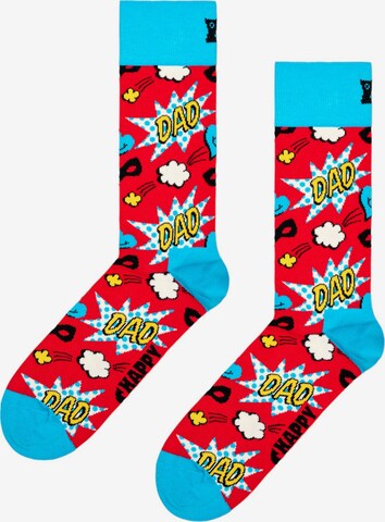 Happy Socks Къси чорапи 'Father's Day' в синьо