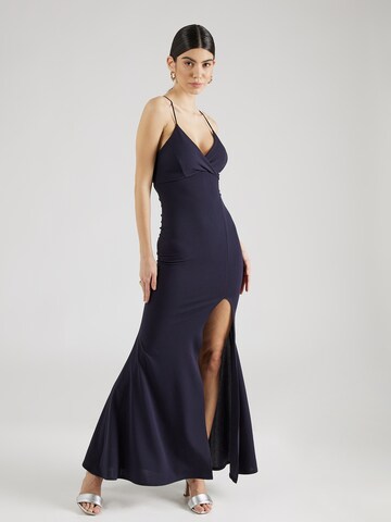 WAL G. Evening dress 'ARGENTINE' in Blue: front