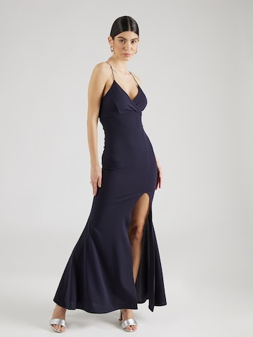 WAL G. Evening Dress 'ARGENTINE' in Blue: front