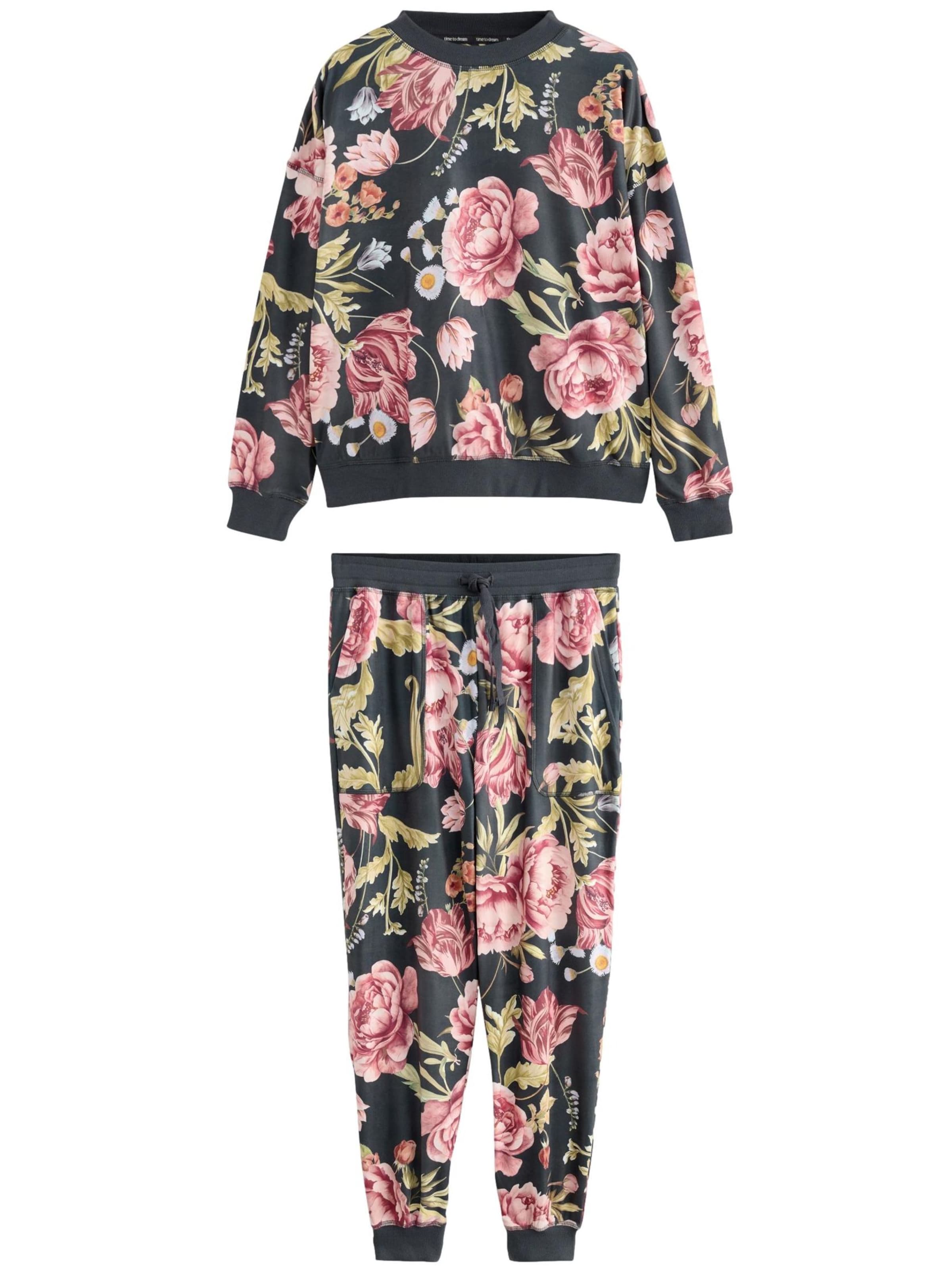 Next Pyjama in Schwarz: Vorderseite