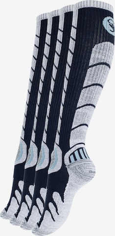 Chaussettes de sport Stark Soul en bleu : devant