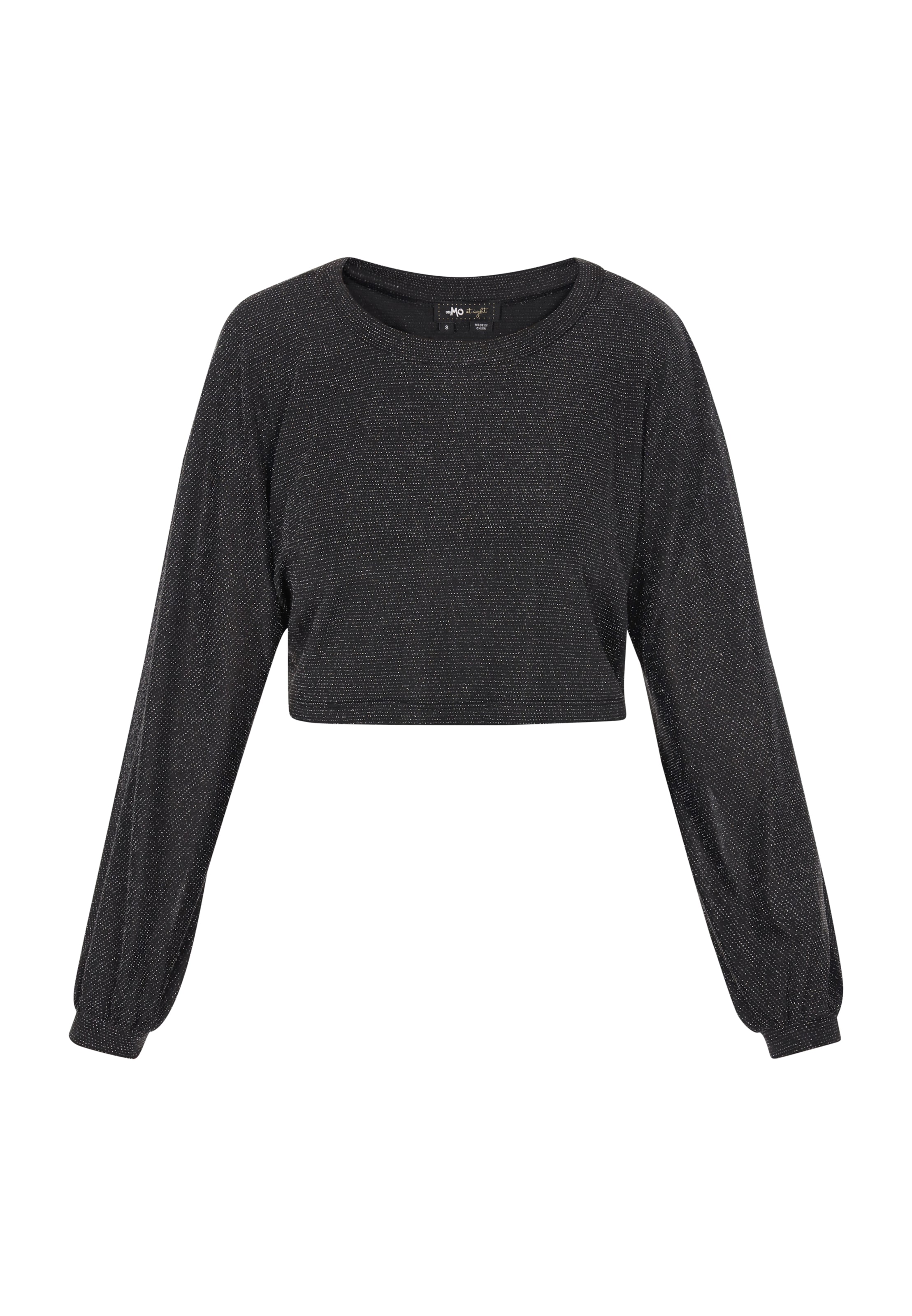 Camicia da donna di myMo at night in nero: frontale