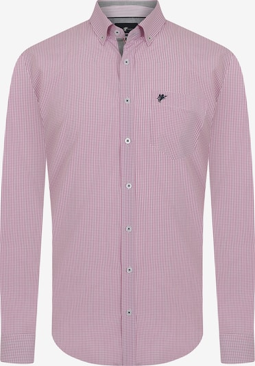 DENIM CULTURE Button Up Shirt ' ERIC ' in Pink / Light pink / Black, Item view