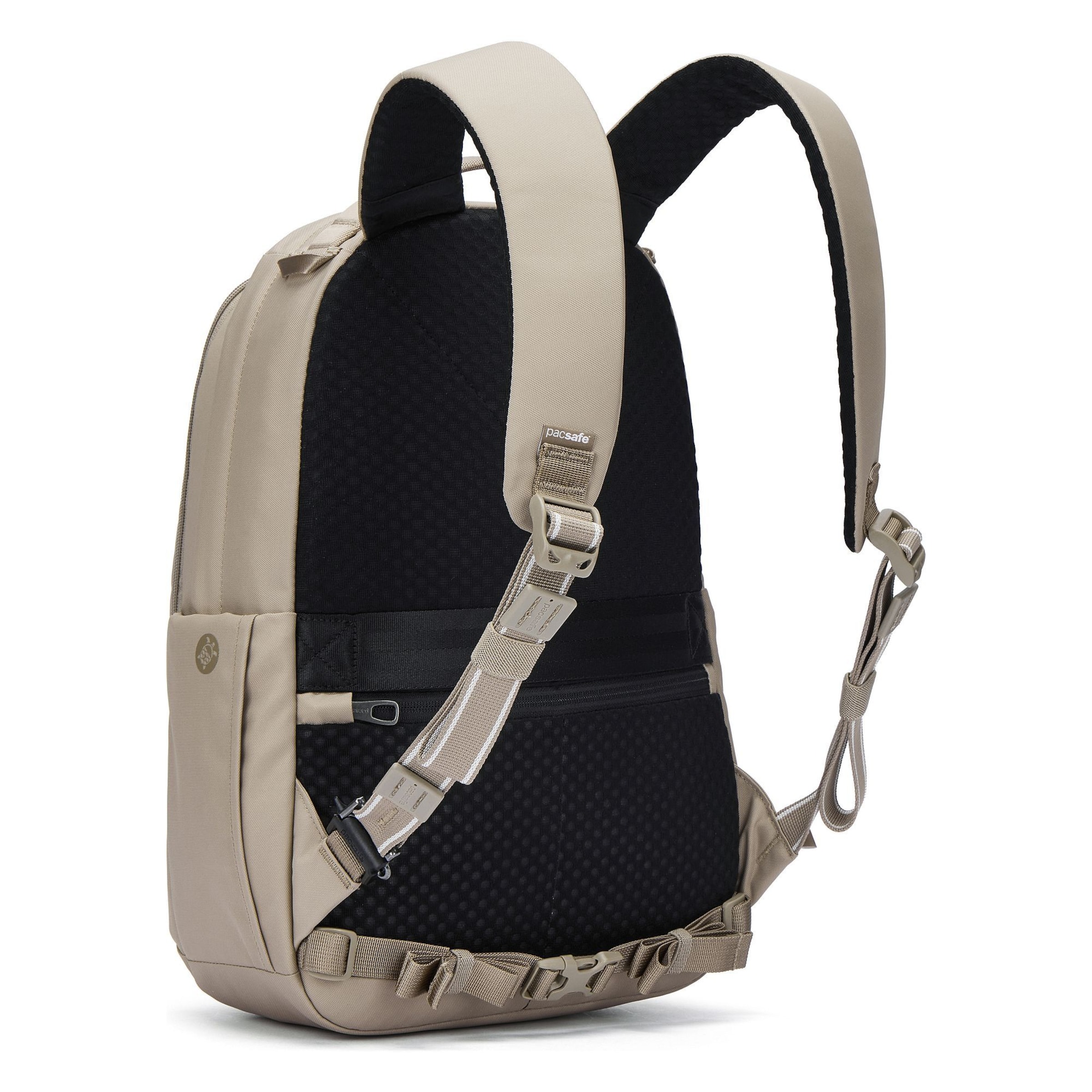 Pacsafe Rucksack 'Pacsafe V' in Beige