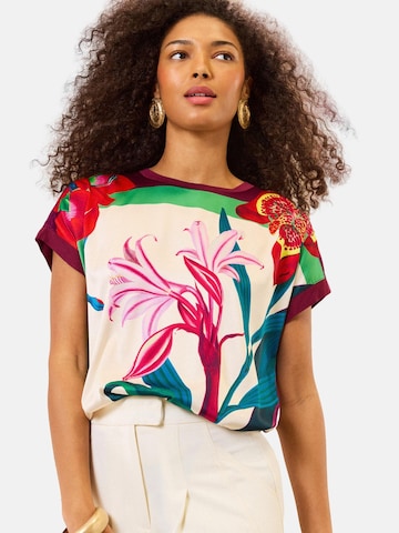 Camicia da donna di love & roses in rosso: frontale