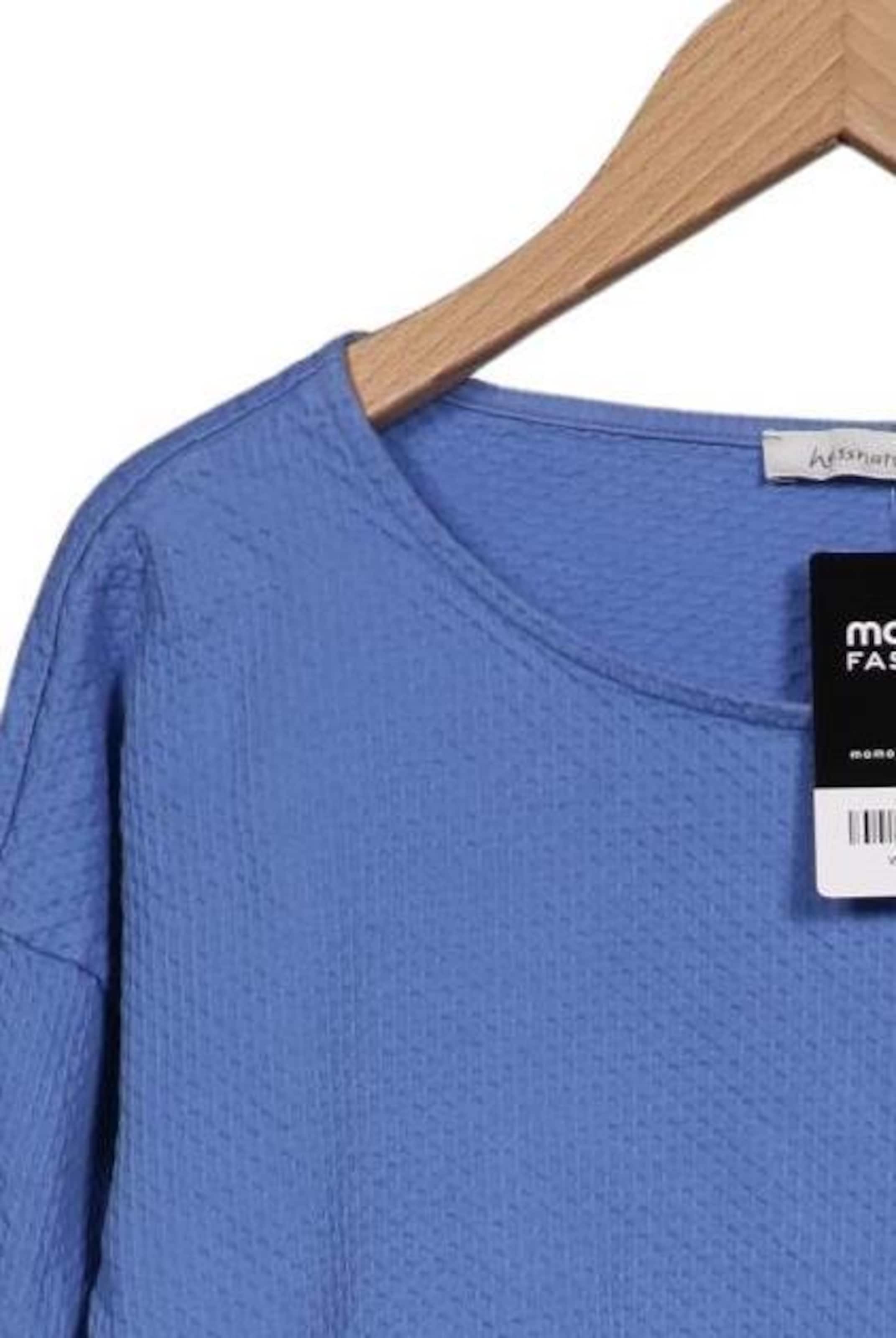hessnatur Top & Shirt in S in Blue