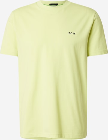 T-Shirt BOSS en vert : devant
