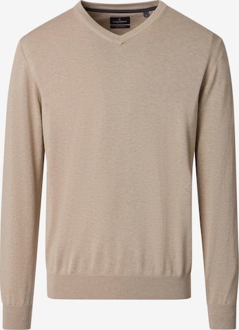 CASAMODA Trui 'Basic' in Beige: voorkant