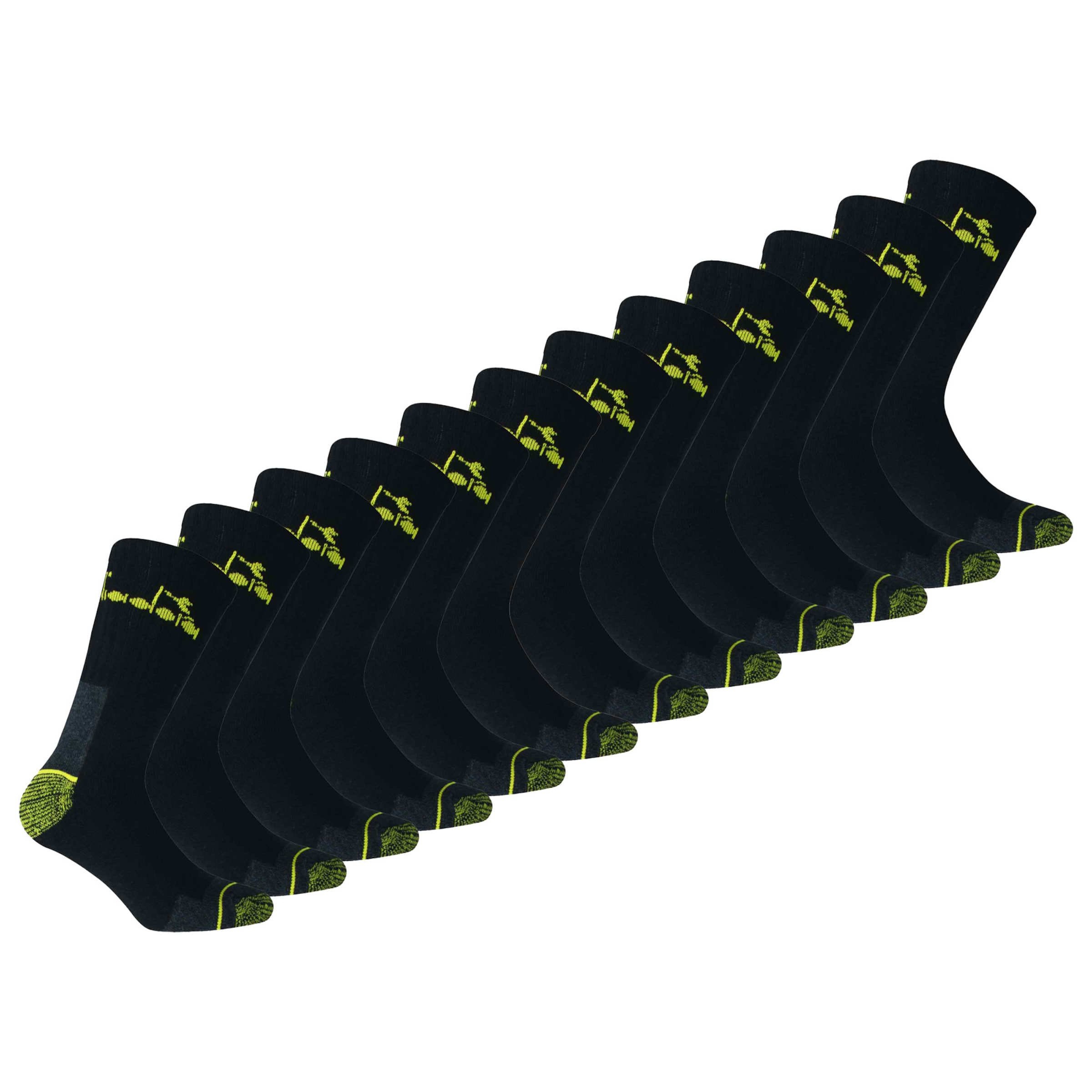 Calzino di Diadora in nero: frontale