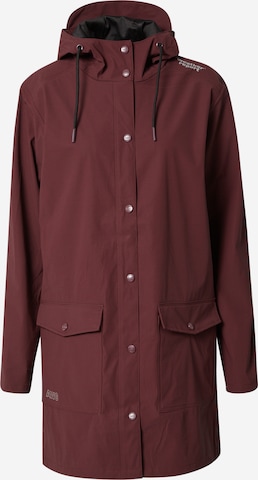 Manteau outdoor 'Tass' Weather Report en rouge : devant