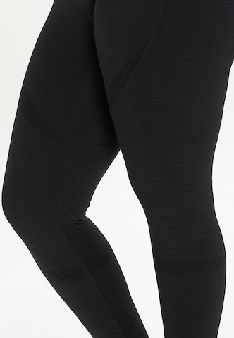 Q by Endurance Skinny Tights 'Cerine' in Schwarz