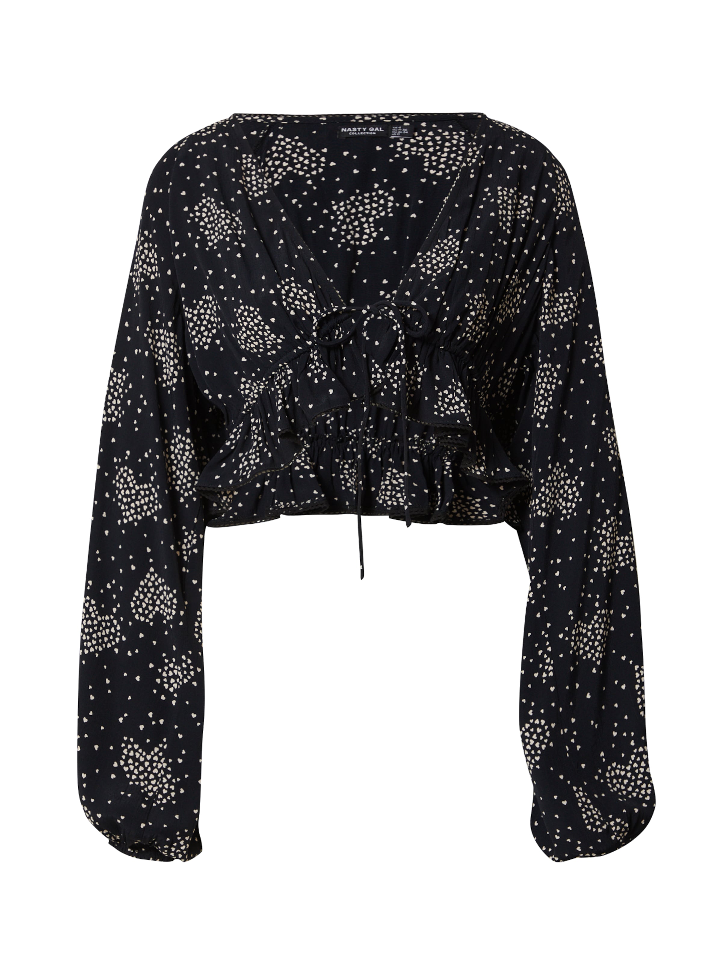 Nasty Gal Blúzka - Modrá: predná strana