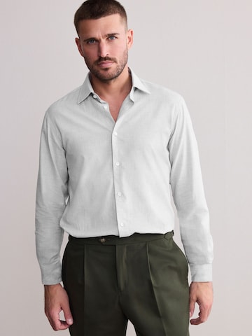 Next - Ajuste estrecho Camisa en gris: frente