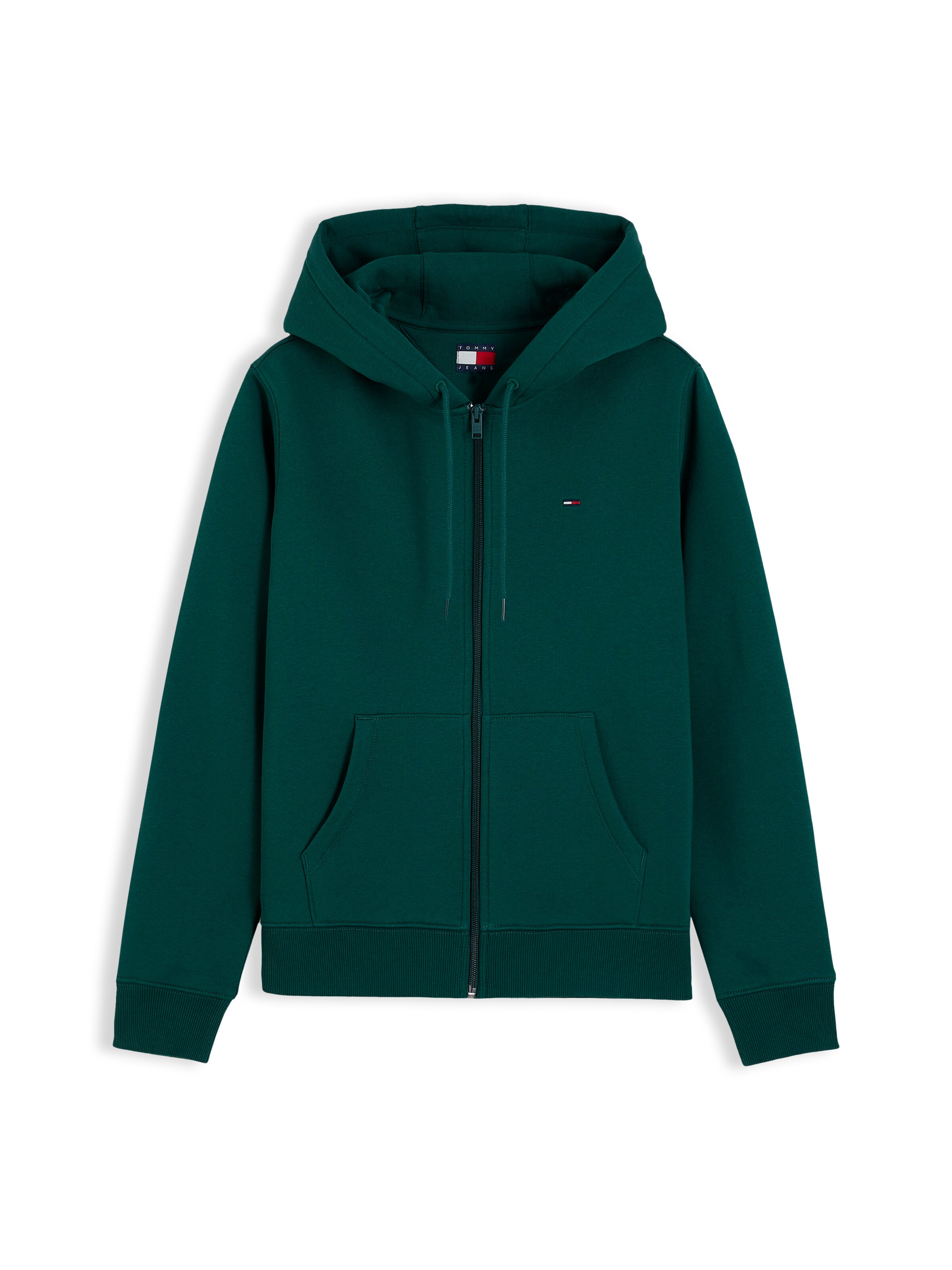 zaļš Tommy Jeans Sportiska jaka: no priekšpuses