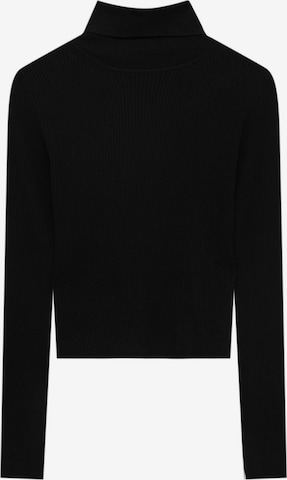 Pull-over Pull&Bear en noir : devant