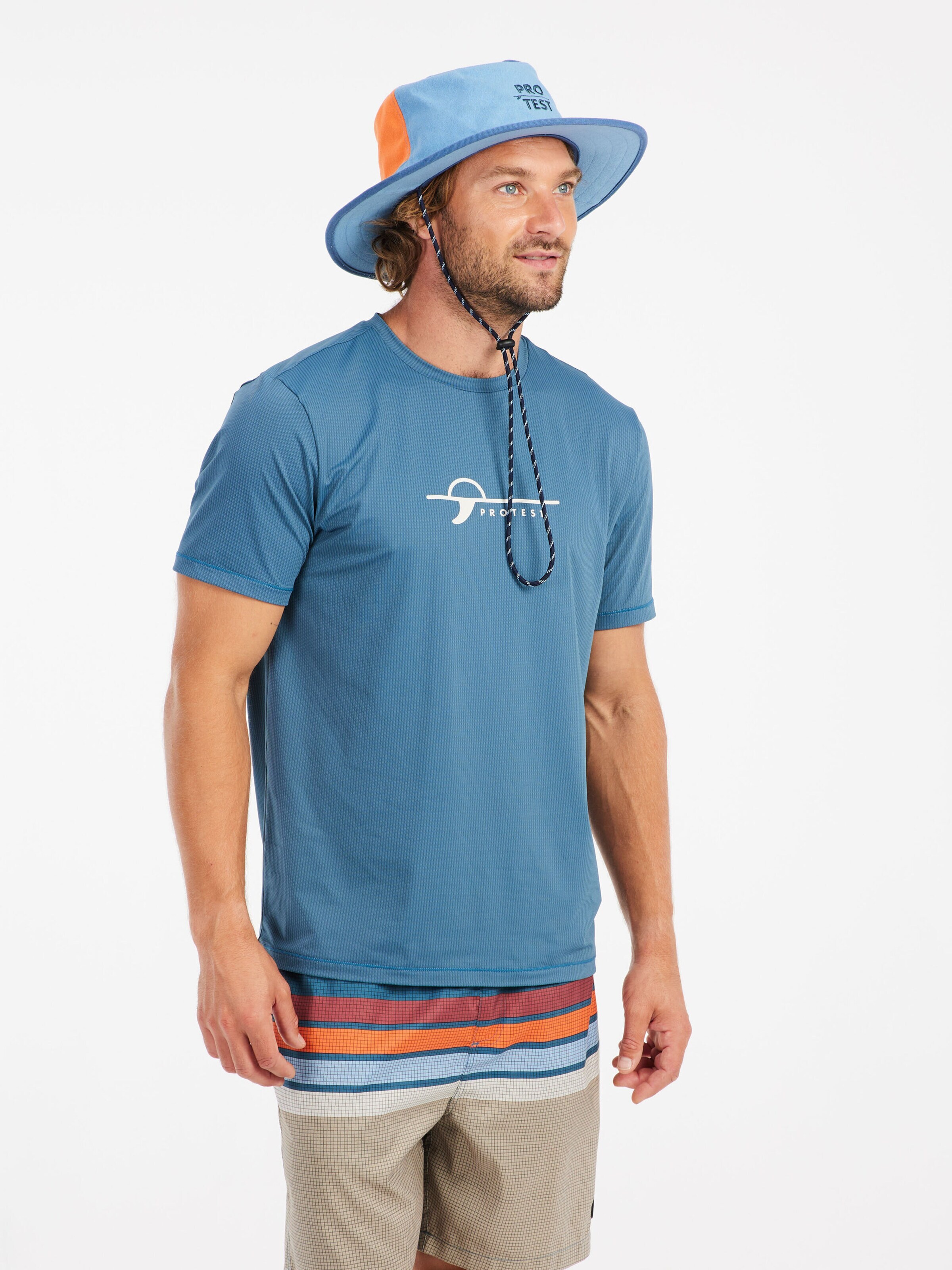 PROTEST Performance Shirt 'PRTCore' in Blue: front
