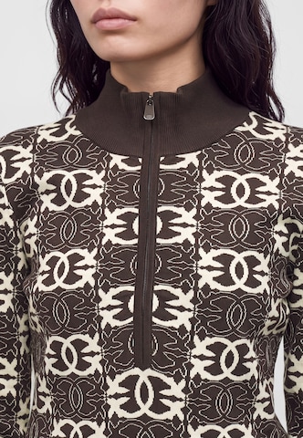 Rochie tricotat 'REIMS' de la PINKO pe maro