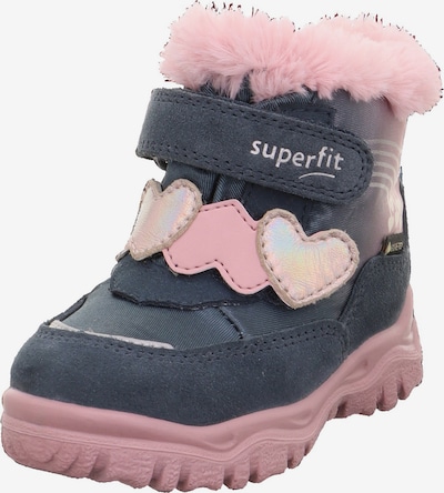 SUPERFIT Čizme za snijeg 'HUSKY+' u siva / marelica / roza, Pregled proizvoda