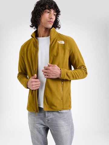 THE NORTH FACE Athletic fleece jacket '100 Glacier' in Green: front