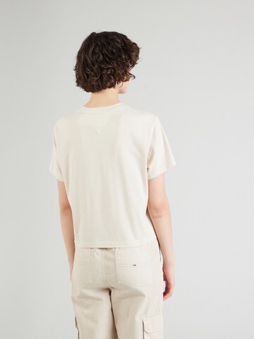 Tricou de la Tommy Jeans pe bej