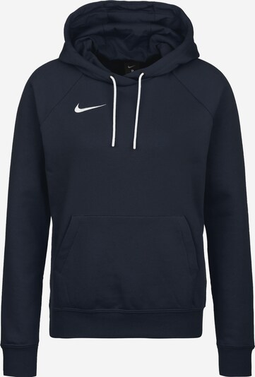 NIKE Sportsweatshirt in dunkelblau / weiß, Produktansicht