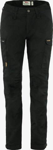 Fjällräven Outdoor Pants 'Kaipak ' in Black: front