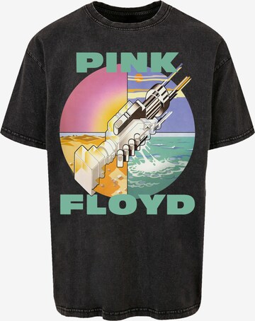 F4NT4STIC Shirt 'Pink Floyd ' in Zwart: voorkant
