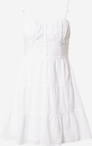 Robe d’été HOLLISTER en blanc : devant