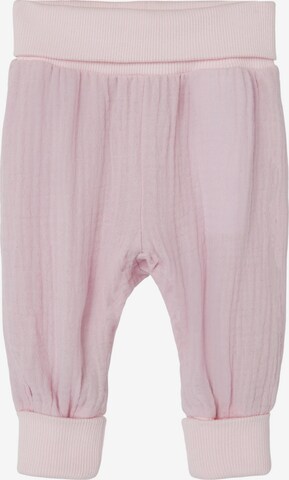 Tapered Pantaloni 'BASALLY' di NAME IT in rosa: frontale