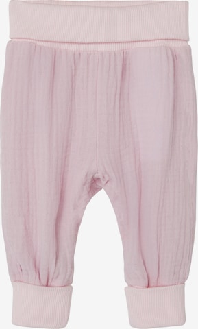 NAME IT Spodnie 'BASALLY' w kolorze różowy: przód