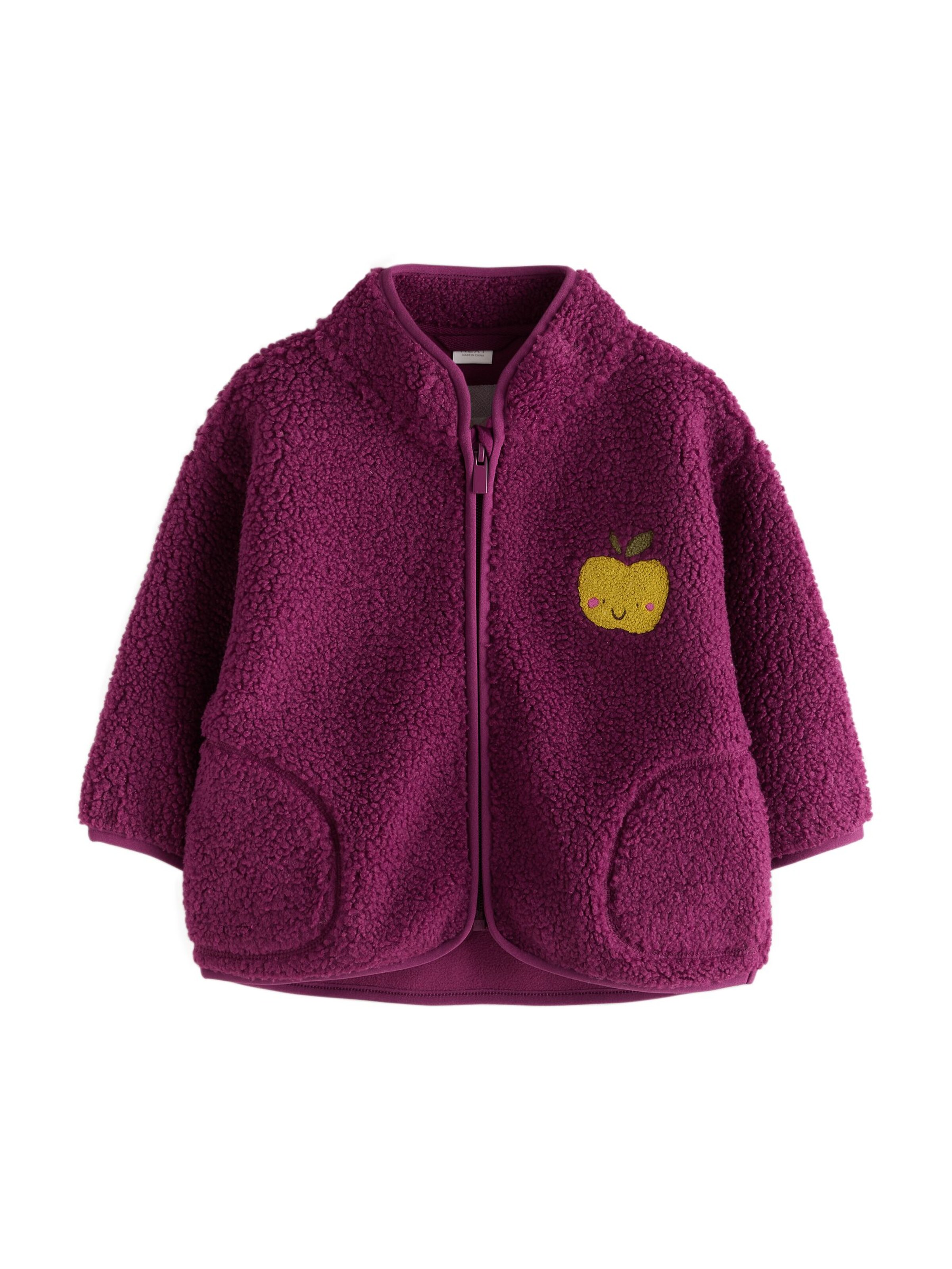 Next Fleecejacke in Lila: Vorderseite