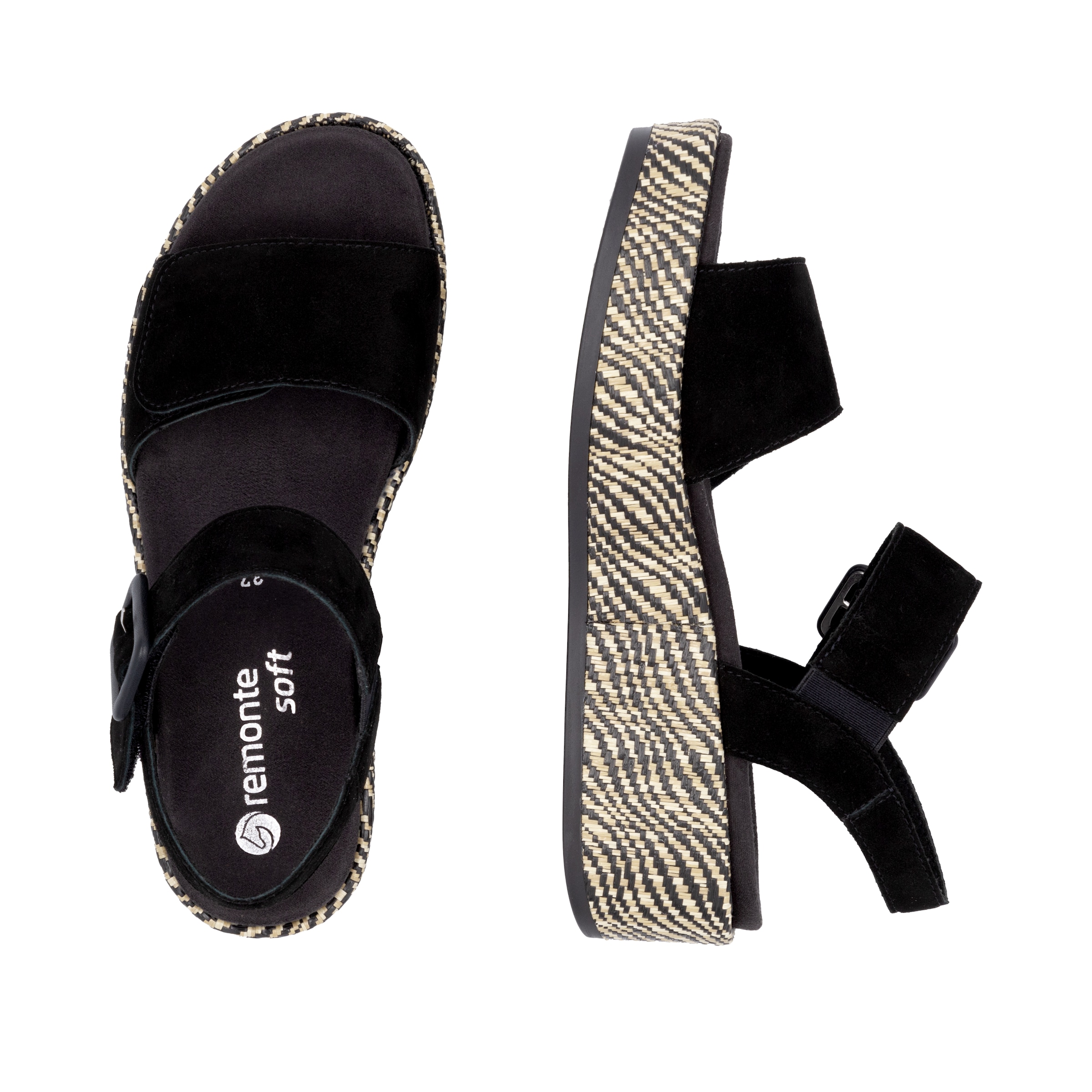 Sandales REMONTE en noir
