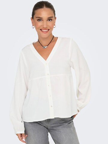 ONLY Blouse 'ONLNova' in Wit: voorkant