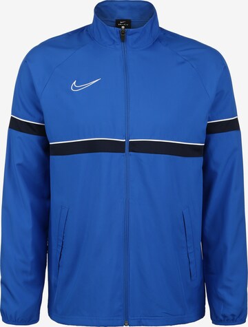 Veste de sport 'Academy 21' NIKE en bleu : devant