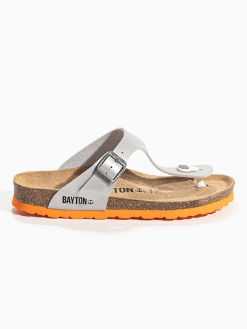 Bayton T-Bar Sandals 'Suryia' in Silver