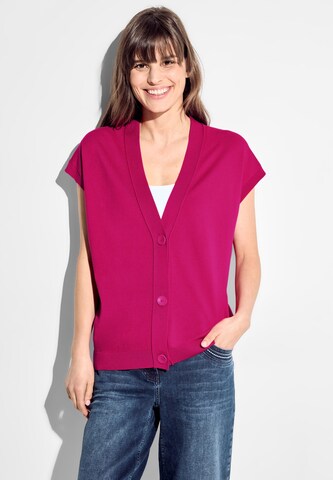 CECIL Knitted Vest in Pink