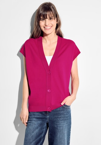 CECIL Knitted Vest in Pink