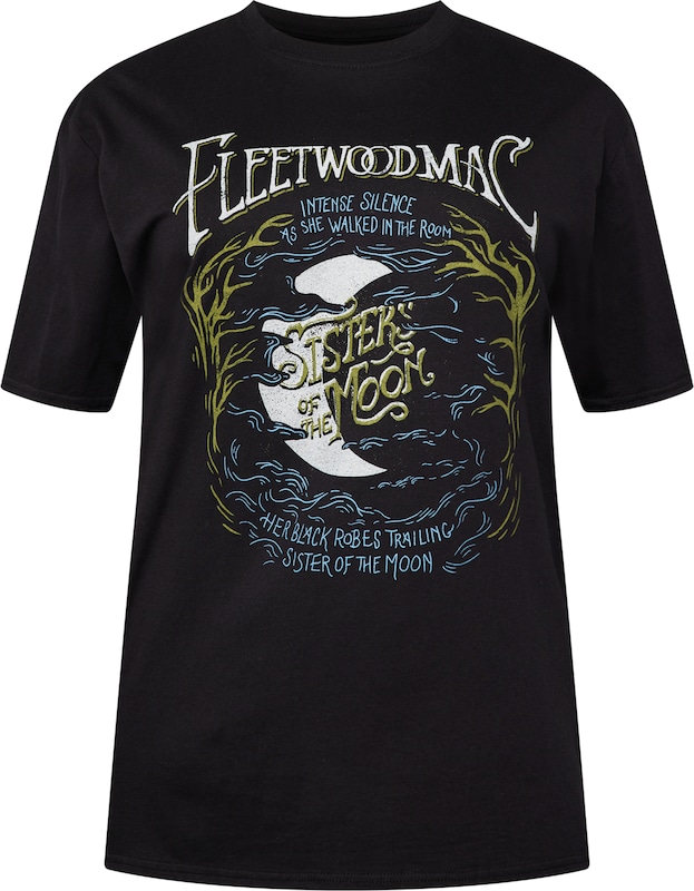 Nasty Gal Plus T-Shirt 'Fleetwood' in Schwarz
