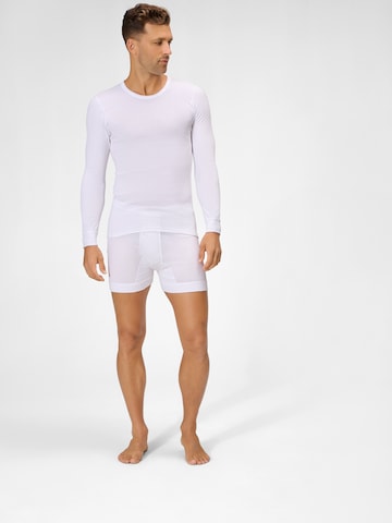 Boxers ' Organic Doppelripp ' Ammann en blanc