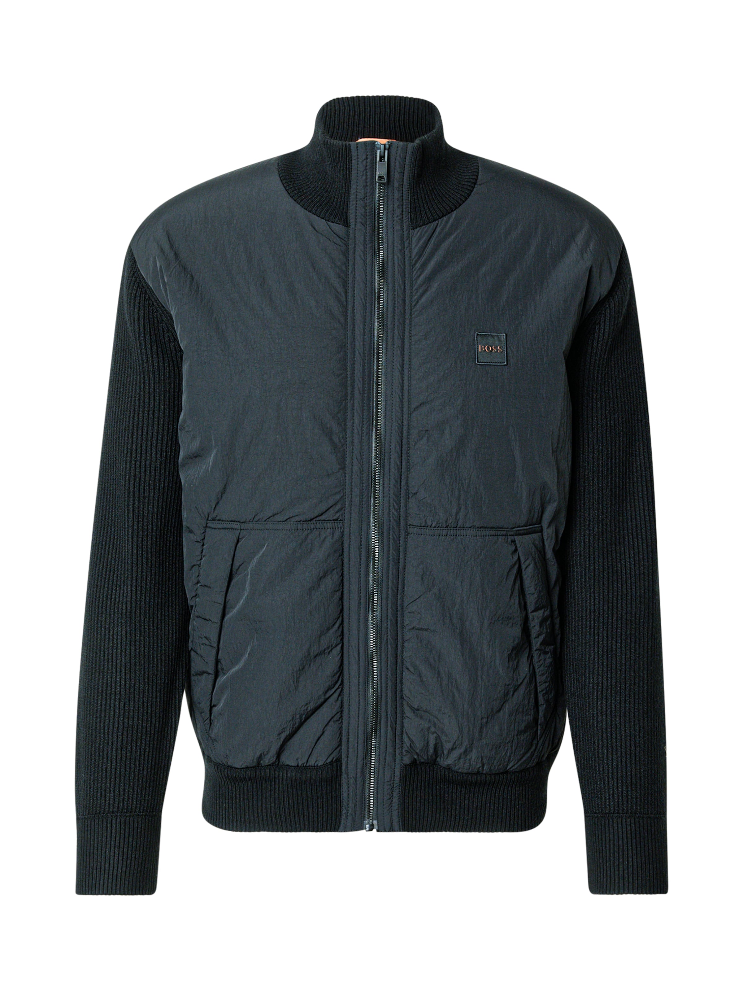 BOSS Between-Season Jacket 'Kydalbrio' in Black: front