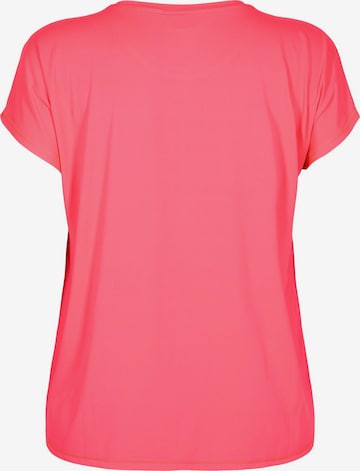 Active by Zizzi Shirt 'Abasic' in Pink