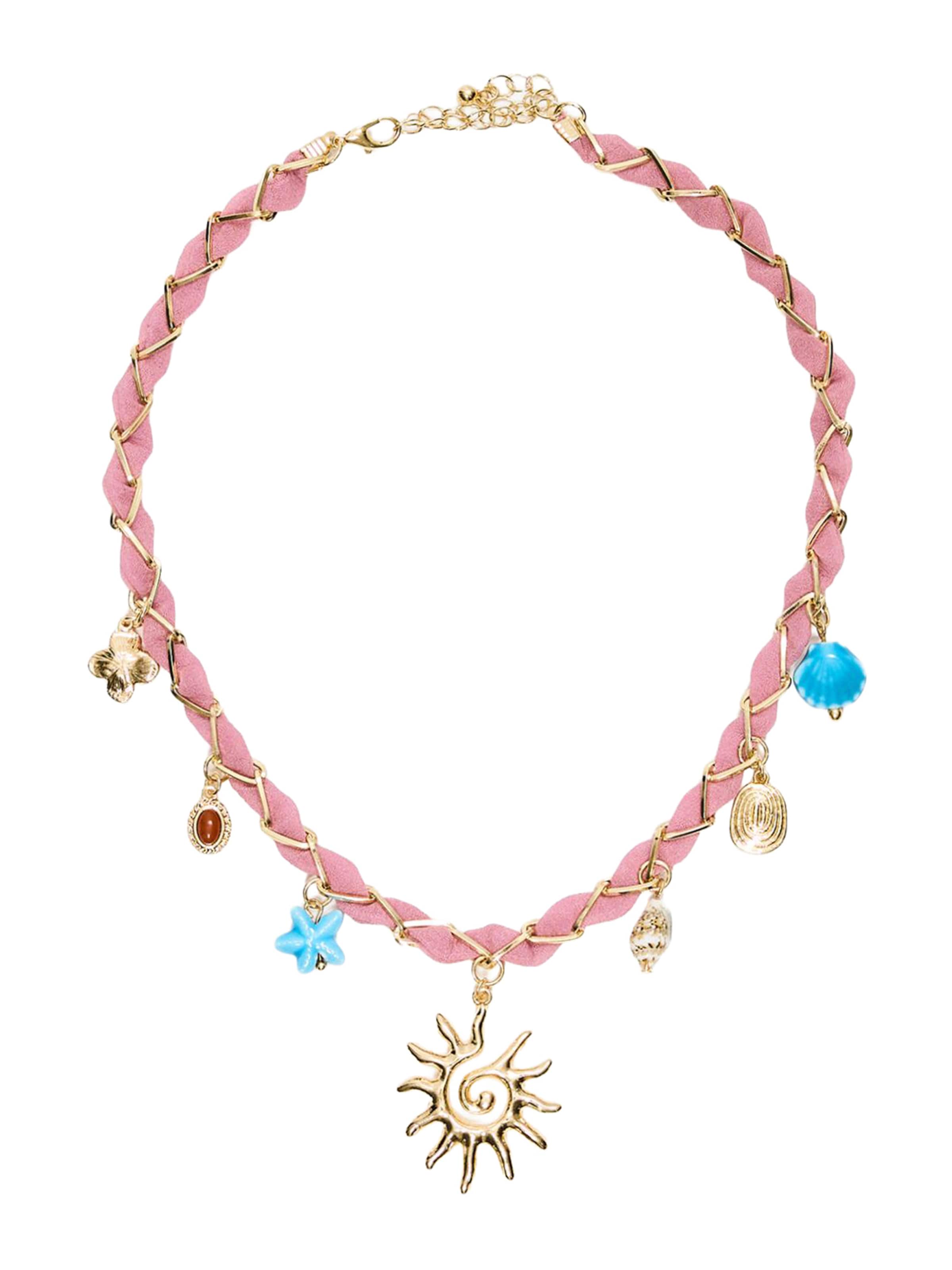 Bershka Halsband i rosa: framsida