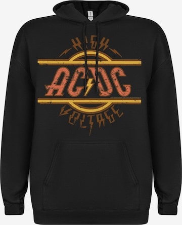 Sweat-shirt 'Ac/Dc High Voltage Men Hoodie Kapuzenpullover' AC/DC en noir : devant