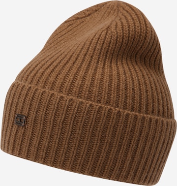 Bonnet TOMMY HILFIGER en marron : devant