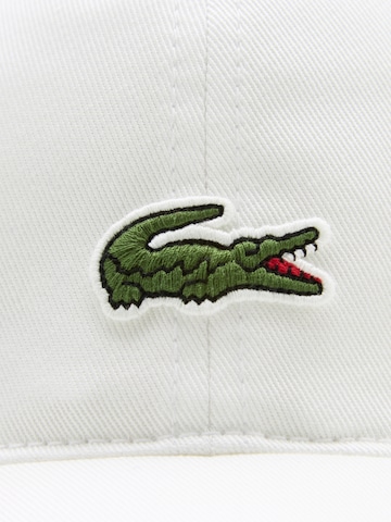 Chapeau 'Croc' LACOSTE en blanc
