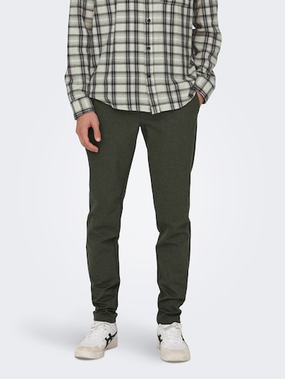 Only & Sons Broek 'mark' in 29 in de kleur Olijfgroen, Productweergave