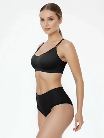 Shapetape Thong 'Naadloze High Waist String' in Black
