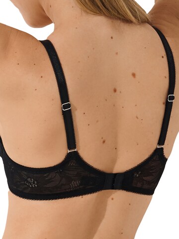 Lisca T-shirt Bra 'Evelyn' in Black