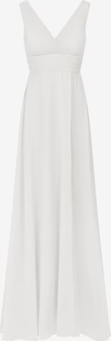 Kraimod Evening Dress in White: front