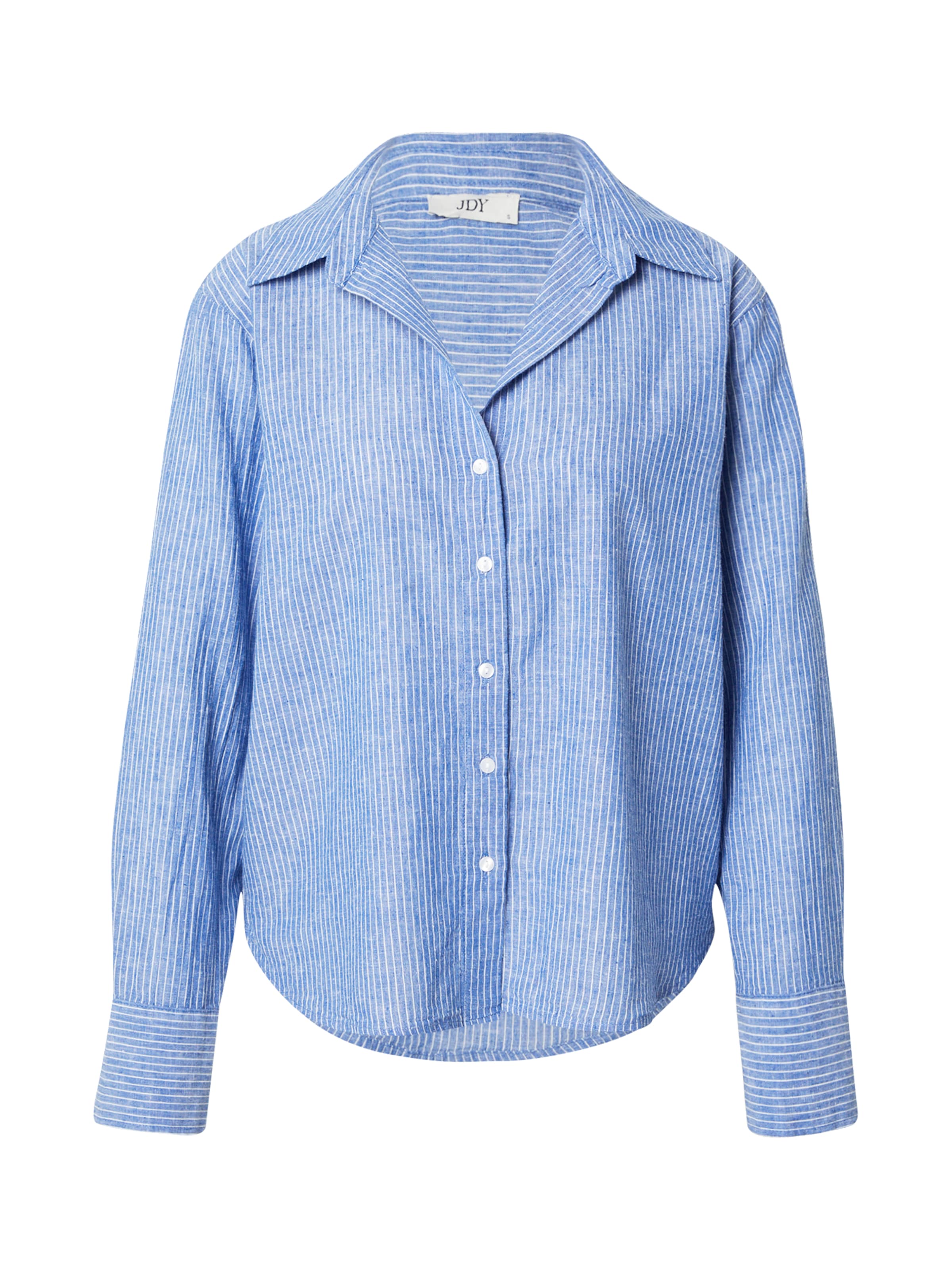 JDY Блуза 'JDYMILA' в син деним / бяло, Преглед на продукта